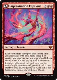 Improvisation Capstone - Magic: The Gathering Promo Pack: Secrets of Strixhaven trading card