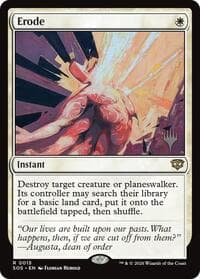 Erode - Magic: The Gathering Promo Pack: Secrets of Strixhaven trading card