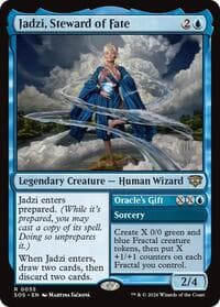 Jadzi, Steward of Fate - Magic: The Gathering Promo Pack: Secrets of Strixhaven trading card