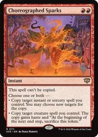 Choreographed Sparks - Magic: The Gathering Promo Pack: Secrets of Strixhaven trading card
