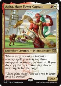 Aziza, Mage Tower Captain - Magic: The Gathering Promo Pack: Secrets of Strixhaven trading card