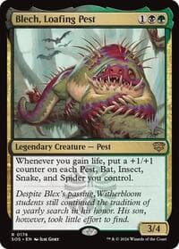 Blech, Loafing Pest - Magic: The Gathering Promo Pack: Secrets of Strixhaven trading card