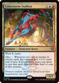 Colorstorm Stallion - Magic: The Gathering Promo Pack: Secrets of Strixhaven trading card