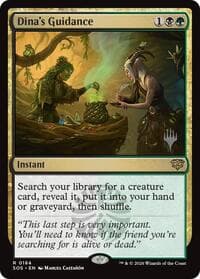 Dina's Guidance - Magic: The Gathering Promo Pack: Secrets of Strixhaven trading card
