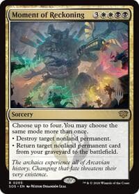 Moment of Reckoning - Magic: The Gathering Promo Pack: Secrets of Strixhaven trading card
