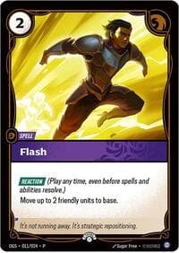 Flash - Riftbound: League of Legends Trading Card Game Riftbound Organized Play Promotional Cards trading card