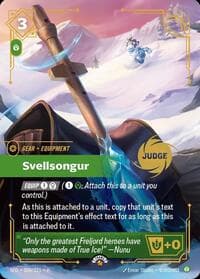 Svellsongur - Riftbound: League of Legends Trading Card Game Riftbound Judge Promotional Cards trading card