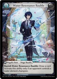 Water Resonance Bauble - Grand Archive TCG Promotional Cards trading card