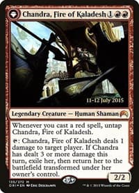 Chandra, Fire of Kaladesh from Prerelease Cards