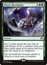 Nissa's Revelation from Prerelease Cards
