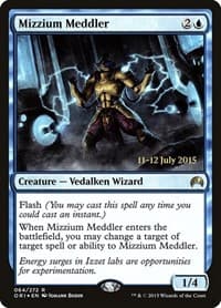 Mizzium Meddler from Prerelease Cards