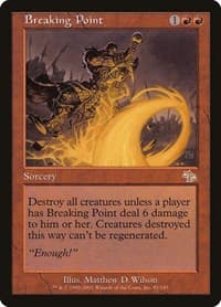 Breaking Point from Judgment