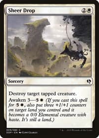 Sheer Drop from Duel Decks: Zendikar vs. Eldrazi