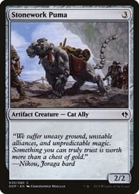 Stonework Puma from Duel Decks: Zendikar vs. Eldrazi