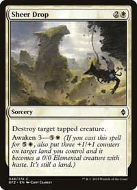 Sheer Drop from Battle for Zendikar