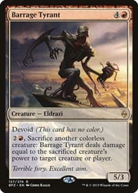 Barrage Tyrant from Battle for Zendikar