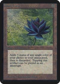 Black Lotus from Alpha Edition