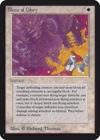 Blaze of Glory from Alpha Edition