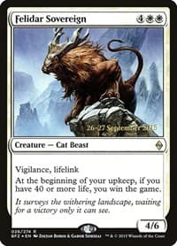 Felidar Sovereign from Prerelease Cards