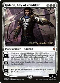 Gideon, Ally of Zendikar from Prerelease Cards