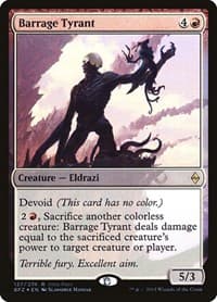 Barrage Tyrant from Unique and Miscellaneous Promos