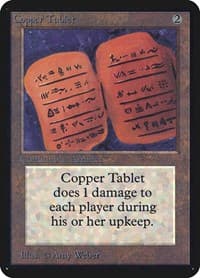 Copper Tablet from Alpha Edition