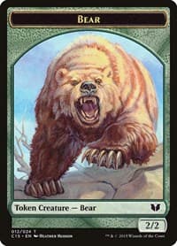 Bear // Spider Double-Sided Token from Commander 2015