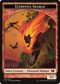 Elemental Shaman // Shapeshifter Double-Sided Token from Commander 2015