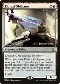 Eldrazi Obligator from Prerelease Cards