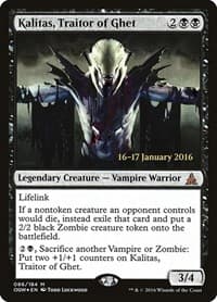 Kalitas, Traitor of Ghet from Prerelease Cards