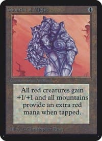 Gauntlet of Might from Alpha Edition