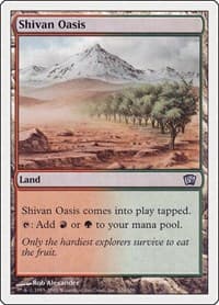 Shivan Oasis from 8th Edition