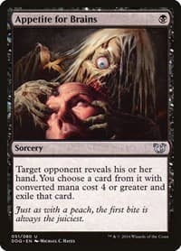 Appetite for Brains from Duel Decks: Blessed vs. Cursed