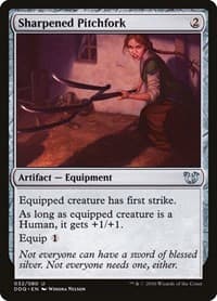 Sharpened Pitchfork from Duel Decks: Blessed vs. Cursed