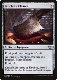 Butcher's Cleaver from Duel Decks: Blessed vs. Cursed