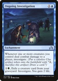 Ongoing Investigation from Shadows over Innistrad