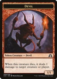 Devil Token from Shadows over Innistrad