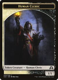 Human Cleric Token from Shadows over Innistrad