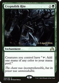 Cryptolith Rite from Prerelease Cards