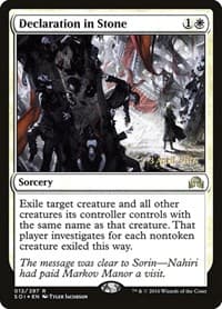 Declaration in Stone from Prerelease Cards