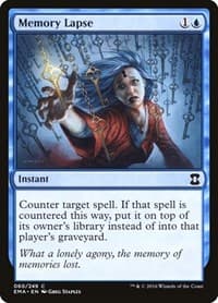 Memory Lapse from Eternal Masters