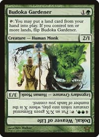 Budoka Gardener // Dokai, Weaver of Life from Champions of Kamigawa