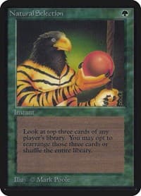 Natural Selection from Alpha Edition