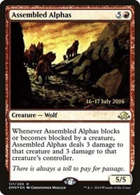 Assembled Alphas from Prerelease Cards