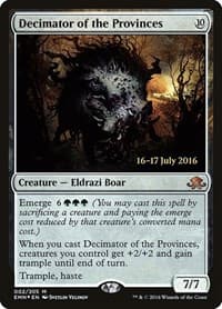 Decimator of the Provinces from Prerelease Cards