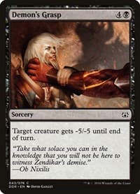 Demon's Grasp from Duel Decks: Nissa vs. Ob Nixilis
