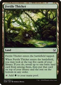 Fertile Thicket from Duel Decks: Nissa vs. Ob Nixilis