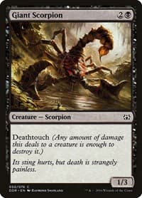 Giant Scorpion from Duel Decks: Nissa vs. Ob Nixilis