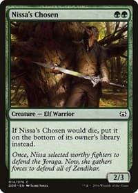 Nissa's Chosen from Duel Decks: Nissa vs. Ob Nixilis