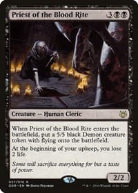 Priest of the Blood Rite from Duel Decks: Nissa vs. Ob Nixilis